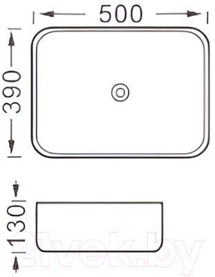 Умывальник Aquatek Вега AQ5515-MG