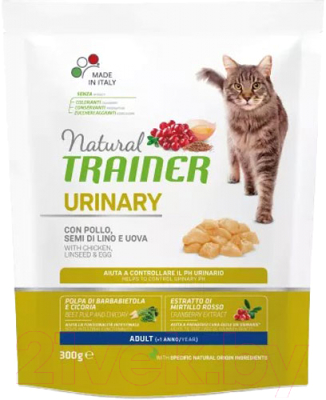 Сухой корм для кошек Trainer Natural Urinary при мочекаменной болезни с курицей - фото