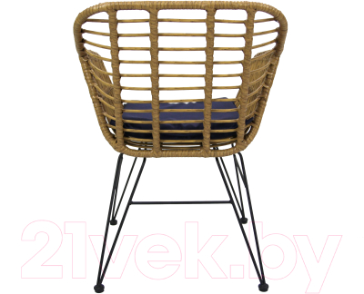 Комплект садовой мебели Garden Story Адриан Мини / GS008 (бежевый/синий)