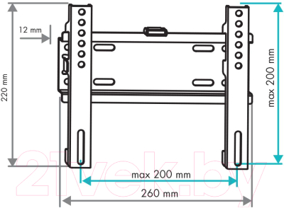 Кронштейн для телевизора VLK Trento-37