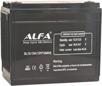Аккумулятор лодочный ALFA battery SL12-134 - фото