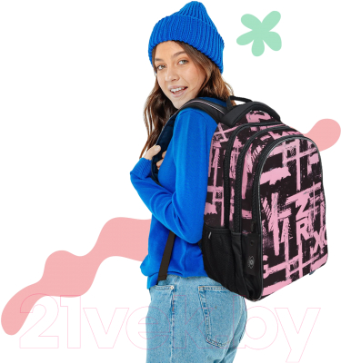 Школьный рюкзак Berlingo inStyle. Pinky / RU-IS-1026