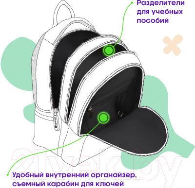 Школьный рюкзак Berlingo Modern. Cyber black / RU-MD-1035