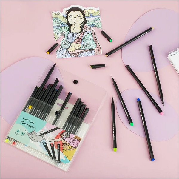 Набор капиллярных ручек Meshu MS_53579