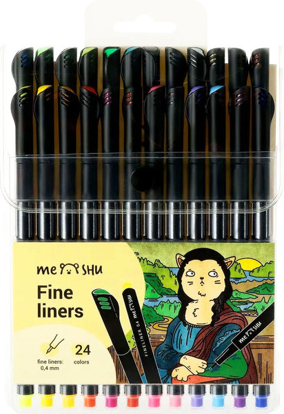 Набор капиллярных ручек Meshu MS_53580 - фото