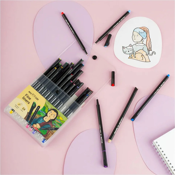 Набор капиллярных ручек Meshu MS_53580