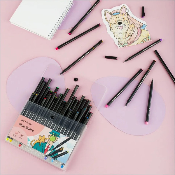 Набор капиллярных ручек Meshu MS_53581