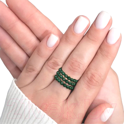 Кольцо Wolves Авантюрин Тройное 5062 - фото