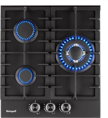 Газовая варочная панель Weissgauff HGG 451 BFh Nano Matt Glass - фото