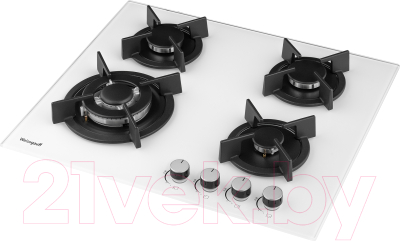 Газовая варочная панель Weissgauff HGG 640 WG Nano Glass