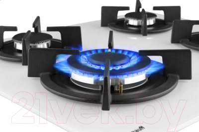 Газовая варочная панель Weissgauff HGG 640 WG Nano Glass