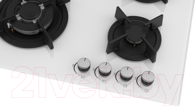 Газовая варочная панель Weissgauff HGG 640 WG Nano Glass