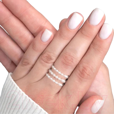 Кольцо Wolves Горный хрусталь Тройное 5262 - фото