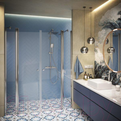 Душевая система со смесителем Deante NAC R1HT