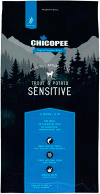 Сухой корм для собак Chicopee HNL Sensitive Trout & Potato - фото