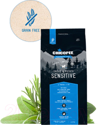Сухой корм для собак Chicopee HNL Sensitive Trout & Potato