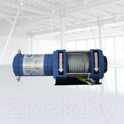 Лебедка автомобильная Gearsen LA 12 В / GLA 2900-12 (2948кг, 20м)
