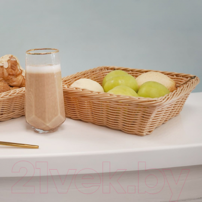 Корзина для хранения Handy Home Полиротанг 240x240x75 / Zong-18