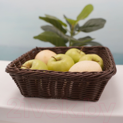 Корзина для хранения Handy Home Полиротанг 240x240x75 / Zong-20