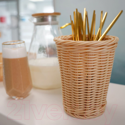 Корзина для хранения Handy Home Полиротанг 135x135x160 / Zong-14