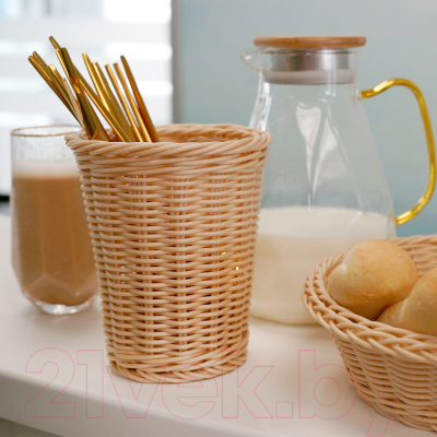 Корзина для хранения Handy Home Полиротанг 135x135x160 / Zong-14