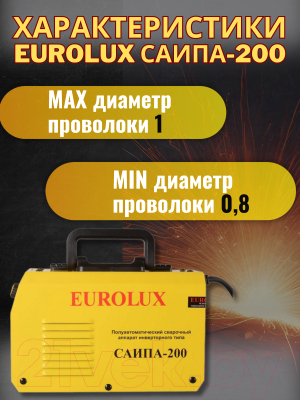 Полуавтомат сварочный EUROLUX САИПА-200