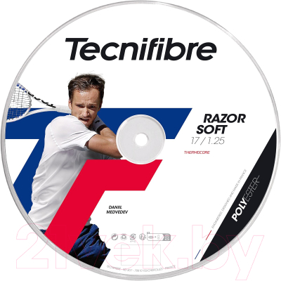 Струна для теннисной ракетки Tecnifibre Razor Soft 1.25 / 04RRAS125N - фото