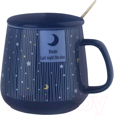 Кружка с ложкой Lenardi 315-044 - фото