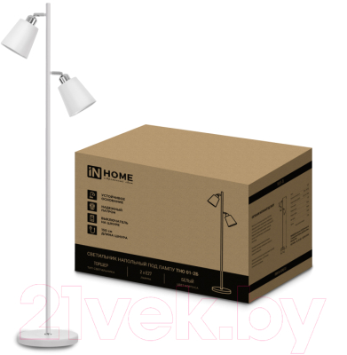 Торшер INhome ТНО 01-2Б 2х60Вт Е27 230В / 4690612049632