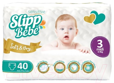 Подгузники детские Slipp Bebe №3 4-9 кг - фото