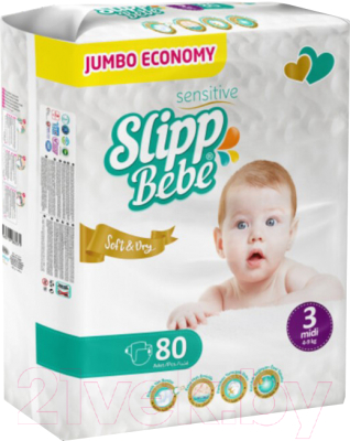 Подгузники детские Slipp Bebe №3 4-9 кг - фото
