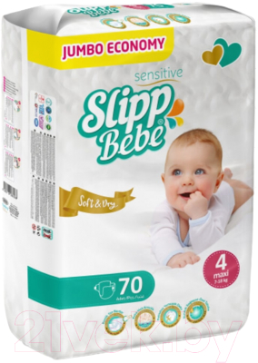 Подгузники детские Slipp Bebe №4 7-18 кг - фото