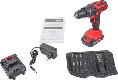 Аккумуляторная дрель-шуруповерт Edon UAD-21A / 24907