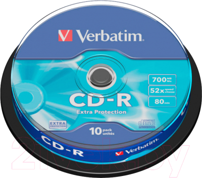 Набор дисков CD-R Verbatim Extra Protection 700MB / 43437 - фото