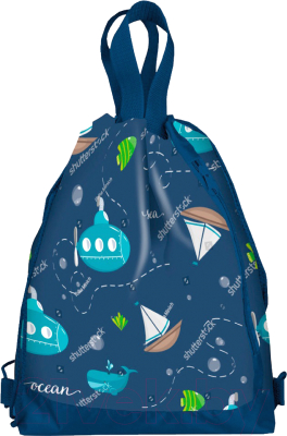 Мешок для обуви Каляка-Маляка Кораблики / МДОРКМ-КО - фото