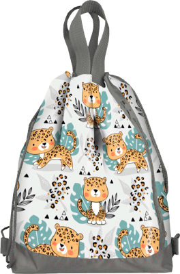 Мешок для обуви Каляка-Маляка Леопард / МДОРКМ-Л - фото