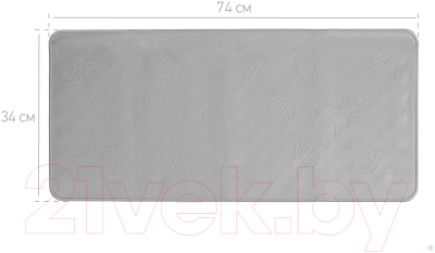 Коврик для купания ROXY-KIDS BM-3474-Grey