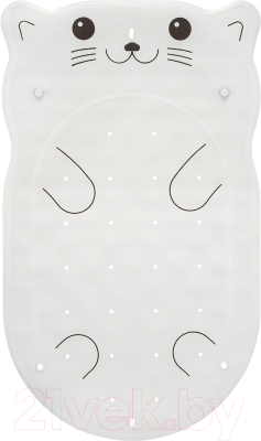 Коврик для купания ROXY-KIDS Кот / BM-4576-CAT - фото