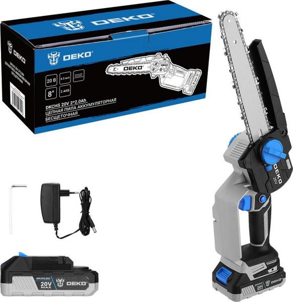 Электропила цепная Deko DKCHS 20V / 063-4484 - фото