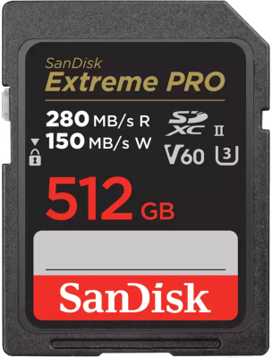 Карта памяти SanDisk Micro SDXC 512GB UHS-II (SDSDXEP-512G-GN4IN) - фото