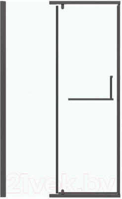 Душевая дверь Grossman Pragma 120x195 / 100.K33.03.120.42.00 (графит сатин/ стекло прозрачное)