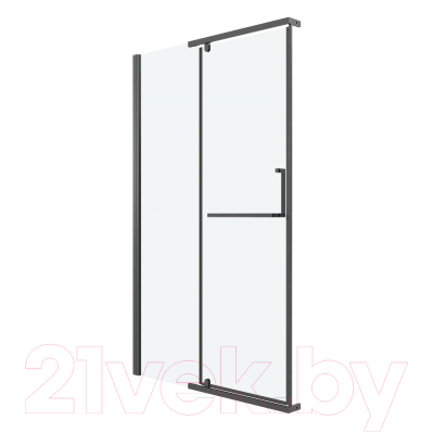 Душевая дверь Grossman Pragma 120x195 / 100.K33.03.120.42.00 (графит сатин/ стекло прозрачное)