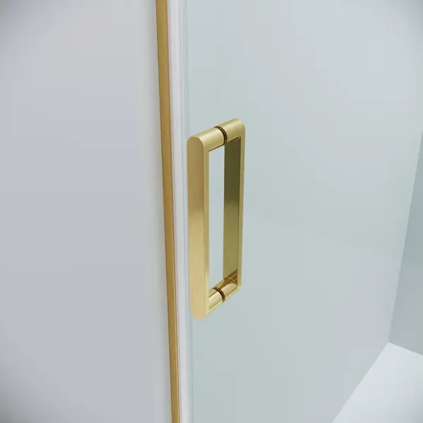 Душевая стенка Grossman Classic 90x195 / 200.K33.04.90.32.00 (золото сатин/стекло прозрачное)