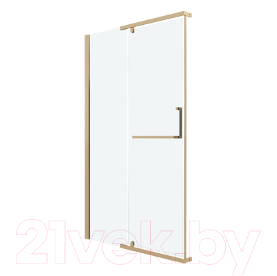 Душевая дверь Grossman Pragma 110x195 / 100.K33.03.110.32.00 (золото сатин/стекло прозрачное)