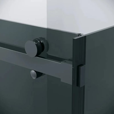 Душевая стенка Grossman Classic 90x195 / 200.K33.04.90.21.10 (черный матовый/стекло тонированное)