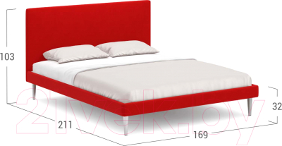 Двуспальная кровать Moon Family 1256 / MF008861