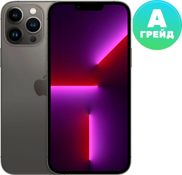 Смартфон восстановленный Apple iPhone 13 Pro Max 128GB Flip Грейд A (графит) - фото