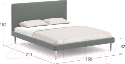 Двуспальная кровать Moon Family 1256 / MF008841