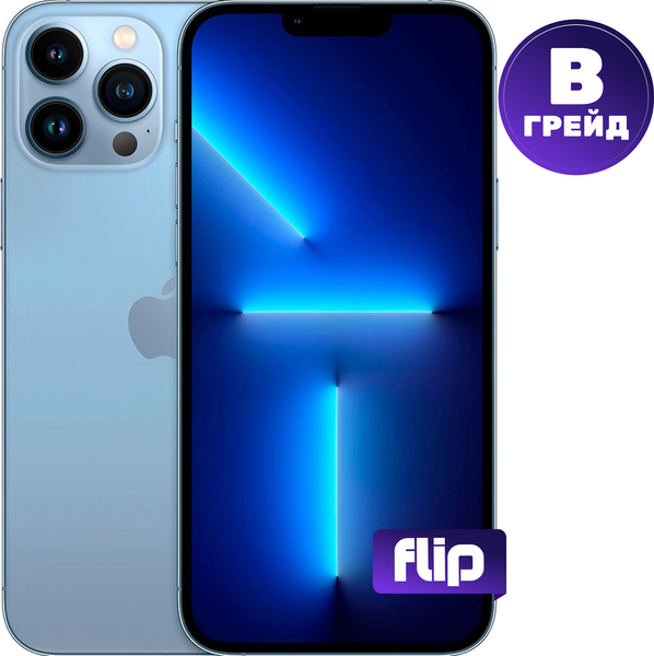 Смартфон восстановленный Apple iPhone 13 Pro Max 128GB Flip Грейд B - фото