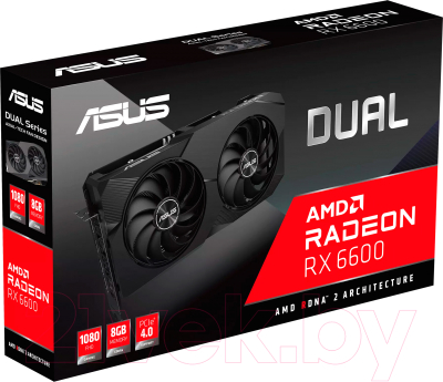 Видеокарта Asus DUAL-RX6600-8G-V2